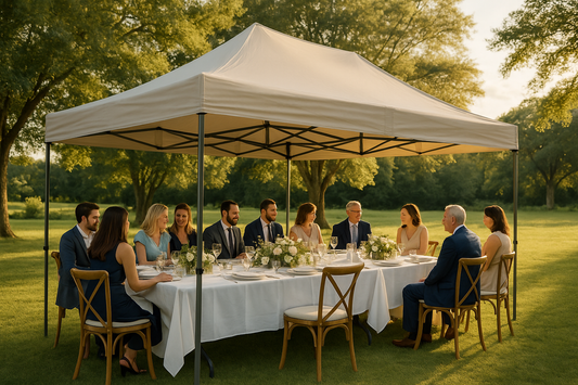 Organiser un événement sous une tonnelle pliante : guide complet