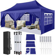 Tonnelle pliante 3x6 m imperméable avec 6 parois amovibles