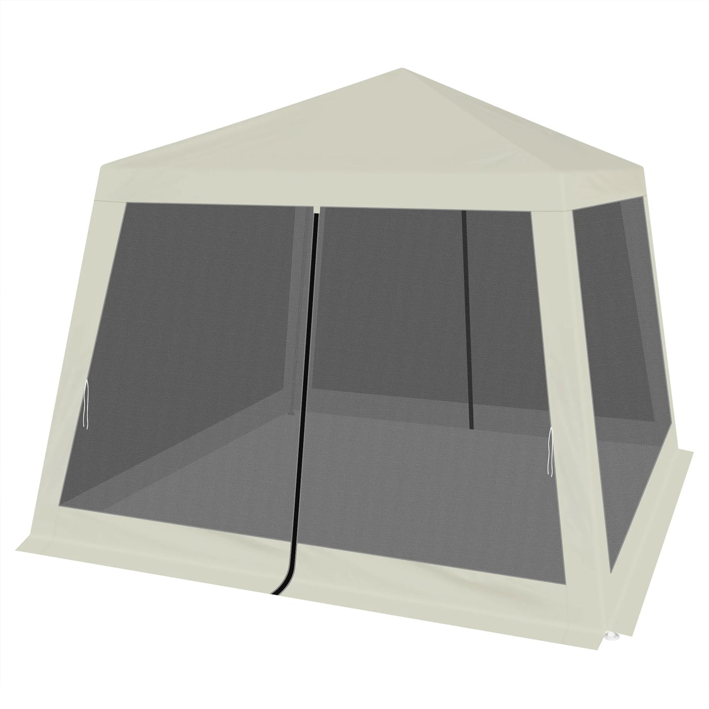 Tonnelle 3x3 m avec moustiquaire pour terrasse et jardin