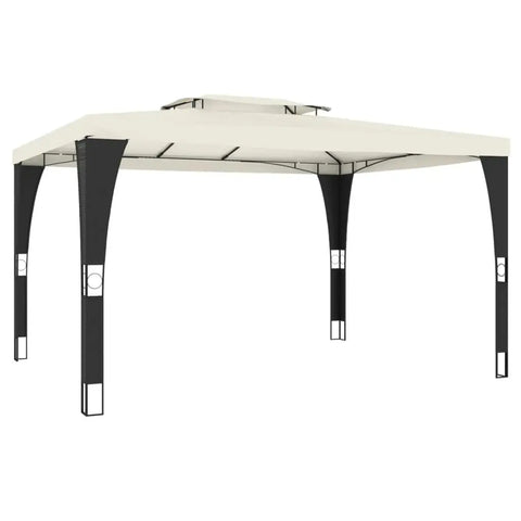 Tonnelle de jardin 4x3 m avec toit double ventilé imperméable