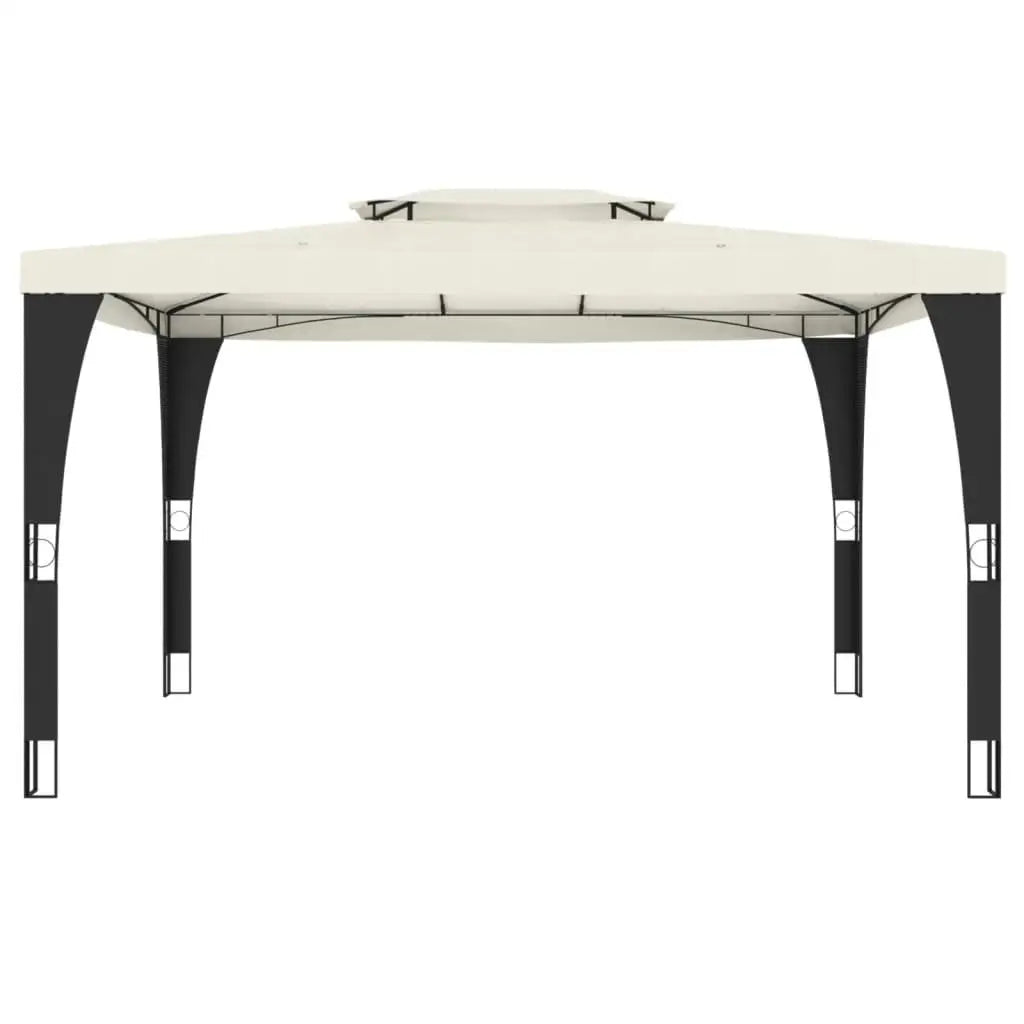 Tonnelle de jardin 4x3 m avec toit double ventilé imperméable