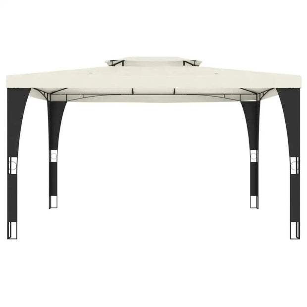 Tonnelle de jardin 4x3 m avec toit double ventilé imperméable