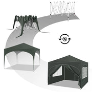 Tonnelle pliante 3x3 m avec 4 parois réglable et anti-UV