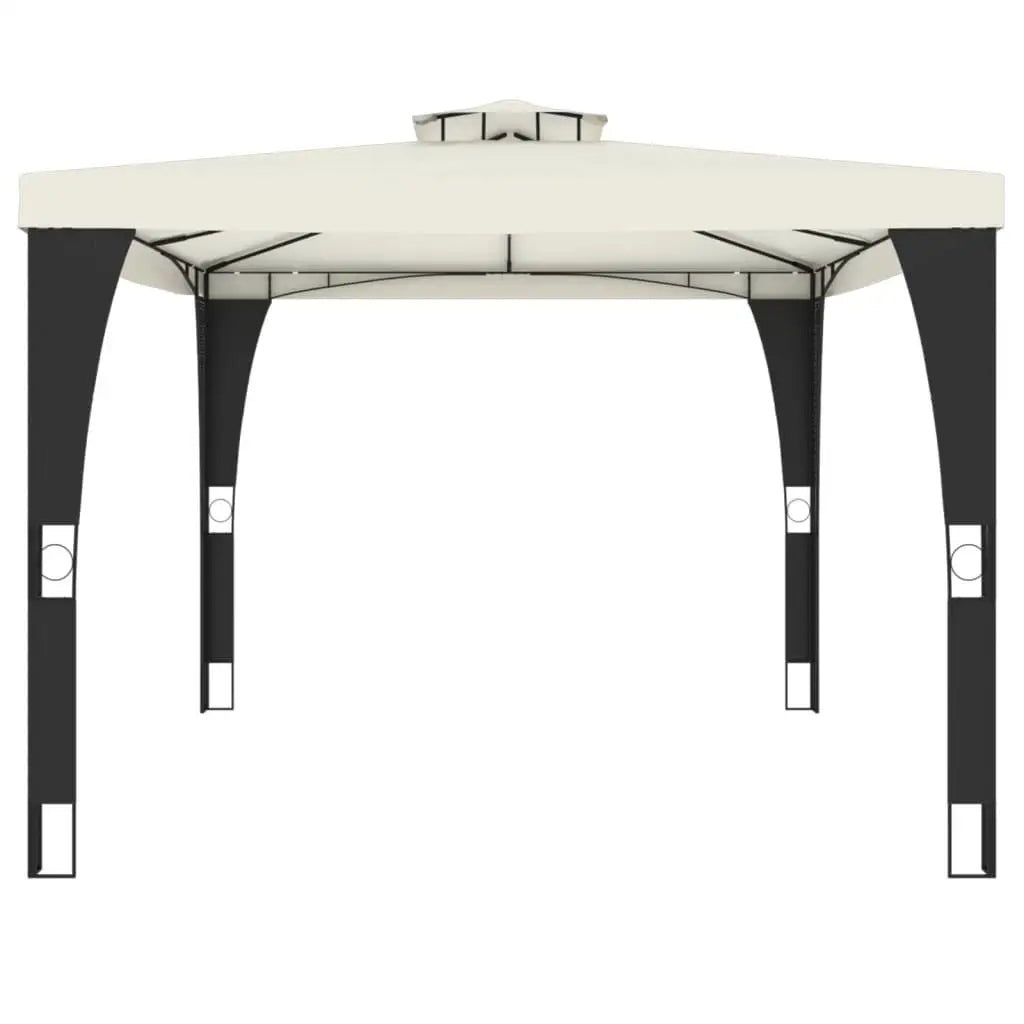 Tonnelle de jardin 4x3 m avec toit double ventilé imperméable