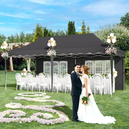 Tonnelle pliante 3x6 robuste avec 6 parois UV50+
