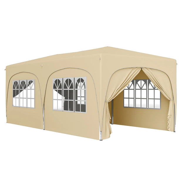 Tonnelle pliante 3x6 avec panneaux UPF50+