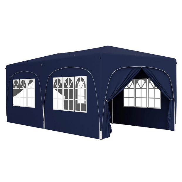Tonnelle pliante 3x6 avec panneaux UPF50+