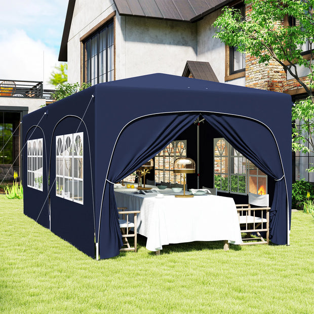 Tonnelle pliante 3x6 avec panneaux UPF50+