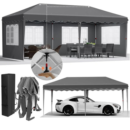 Tonnelle pliante 3x6 avec 4 côtés pour événements