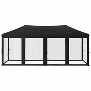 Tonnelle pliante 3x6 m noire : élégance et isolation thermique