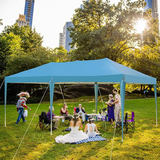 Tonnelle pliante 3x6 imperméable avec 4 côtés
