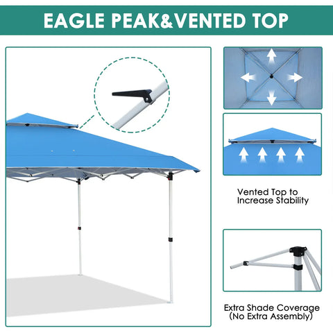 Tonnelle pliante 3,6 x 3,6 m avec rideaux pour terrasse