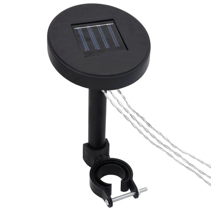 Tonnelle 4x3 m avec toit double et guirlande LED solaire intégrée