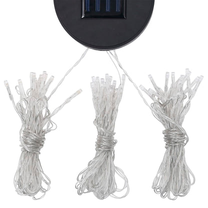 Tonnelle 4x3 m avec toit double et guirlande LED solaire intégrée